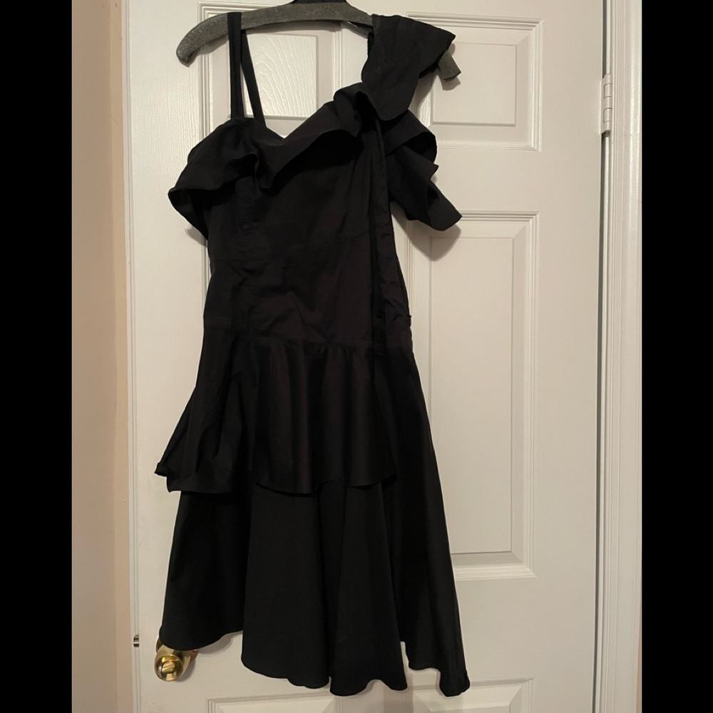 Kendall & Kylie Black off the Shoulder dress